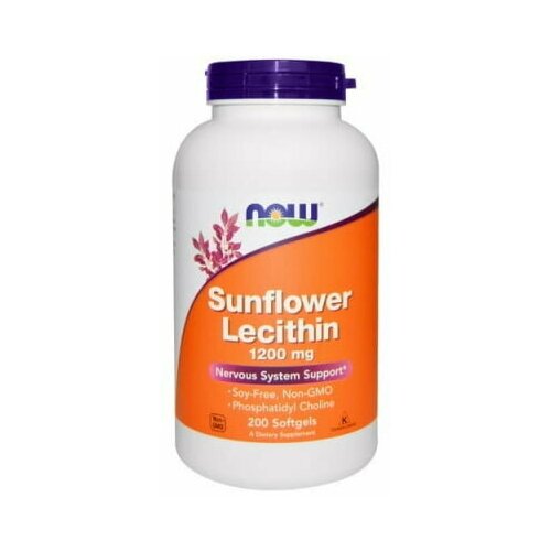   NOW Sunflower Lecithin 1200 mg 200 softgel /    1200  200    -     -,    