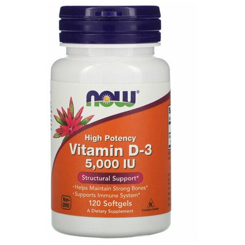   NOW Foods Vitamin D3-5000 (120 .)   -     -,    