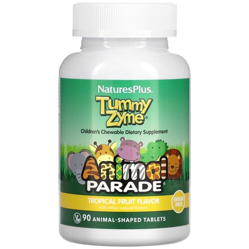   Tummy Zyme   ,     Source of Life, AnimaL Parade, 90 , NaturesPlus   -     -,    