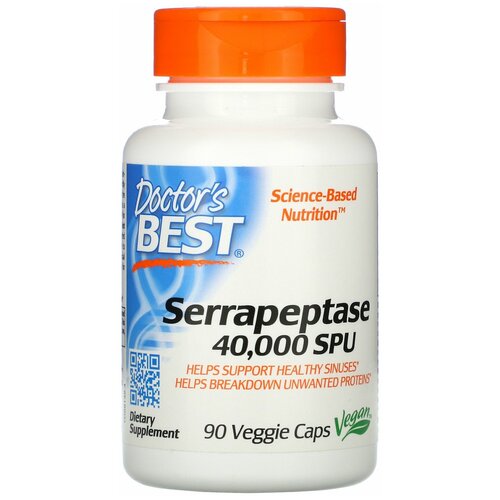    Doctor's Best Serrapeptase 40 000 SPU ., 120 , 90 .   -     -,    