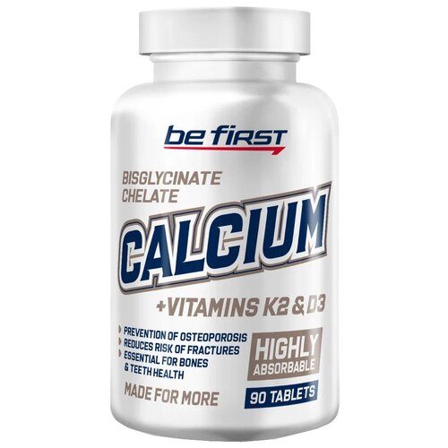    Be First Calcium + Vitamins K2 & D3, 100 , 90 .   -     -,    