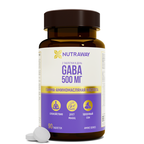        GABA / 500mg NUTRAWAY 90    -     -,    