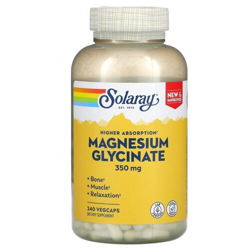  Solaray Higher Absorption Magnesium Glycinate, 360 , 350 , 240 .,  