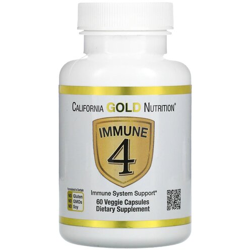   California Gold Nutrition Immune 4 ., 250 , 300 , 60 .   -     -,    