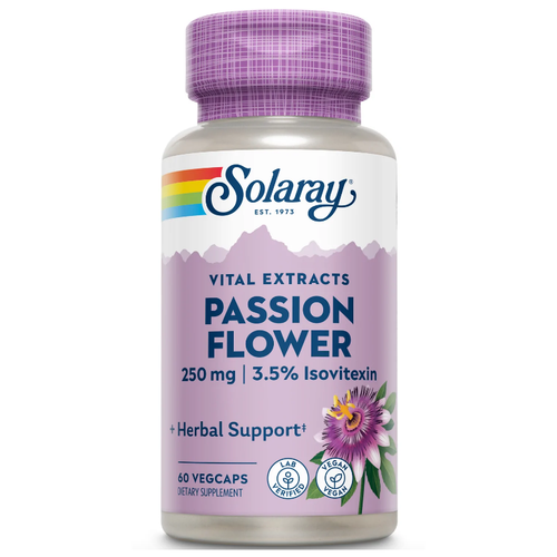   Solaray Guaranteed Potency Passion Flower Aerial Extract ( ) 250  60    -     -,    