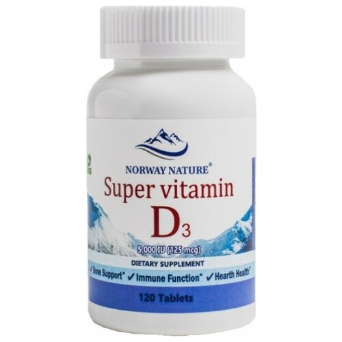     Norway Nature Super Vitamin D-3 5 000 ME (120 )   -     -,    