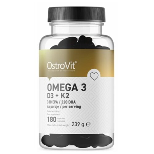     OstroVit Omega 3 D3 + K2 (180 )   -     -,    