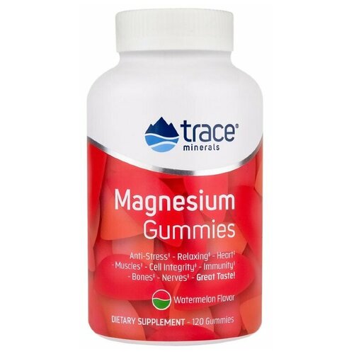   Trace Minerals Magnesium Gummies 120 gummies /      120  ()   -     -,    