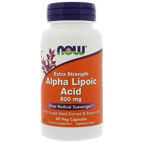    NOW Alpha Lipoic Acid, 600 , 60 .   -     -,    