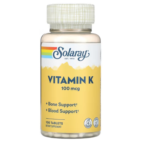   Solaray Vitamin K ( ) 100  100    -     -,    