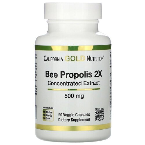   California Gold Nutrition Bee Propolis 2X Concentrated Extract .., 500 , 90 , 90 .   -     -,    