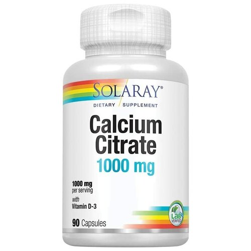   Solaray Calcium Citrate with D3 (    D-3)1000  90    -     -,    