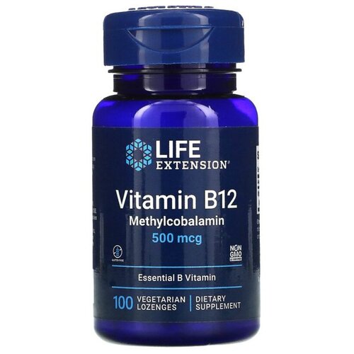   LIFE Extension Vitamin B12 Methylcobalamin 500 mcg, 100 .   -     -,    