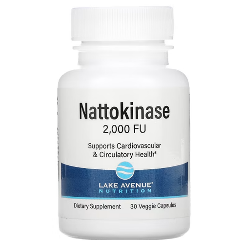   Lake Avenue Nutrition Nattokinase Proteolytic Enzyme (  ) 2000FU 30    -     -,    