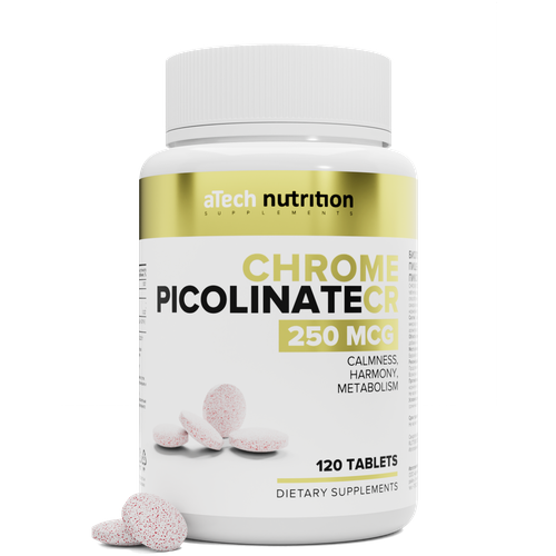     / CHROMIUM PICOLINATE aTech nutrition 120    -     -,    