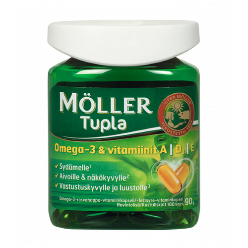   Moller Tupla Omega-3      .   e  , 100 .    -     -,    