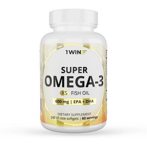    3    600 , 1WIN Super Omega-3 XS, 240    -     -,    