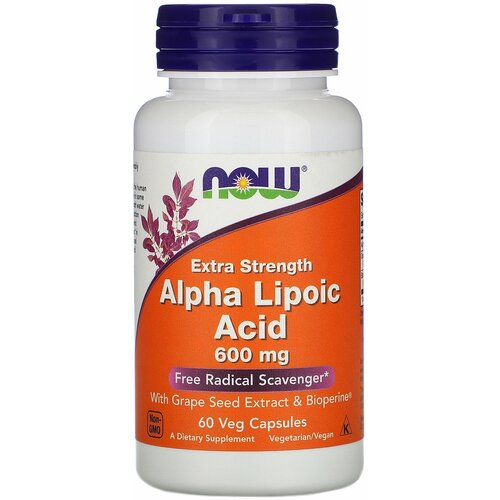   -   Alpha Lipoic Acid Extra Now Foods 600  60    -     -,    