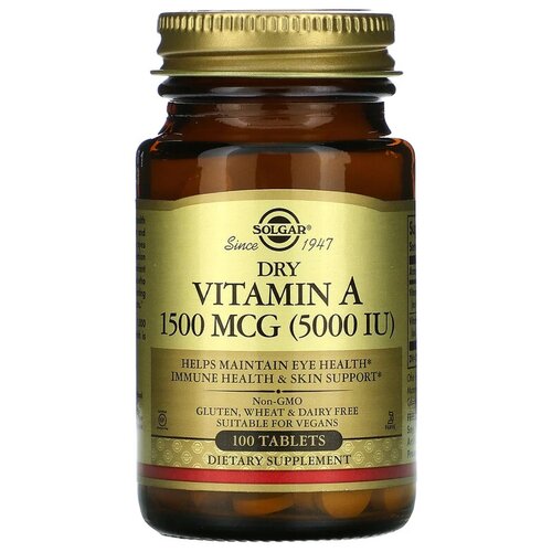   Dry Vitamin A ., 75 , 0.37 , 100 .   -     -,    